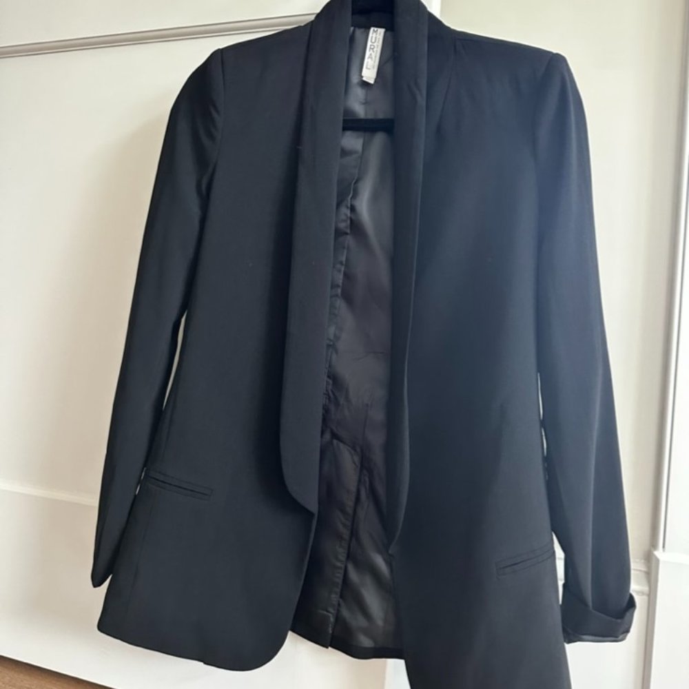 Mural Black Blazer Size XS